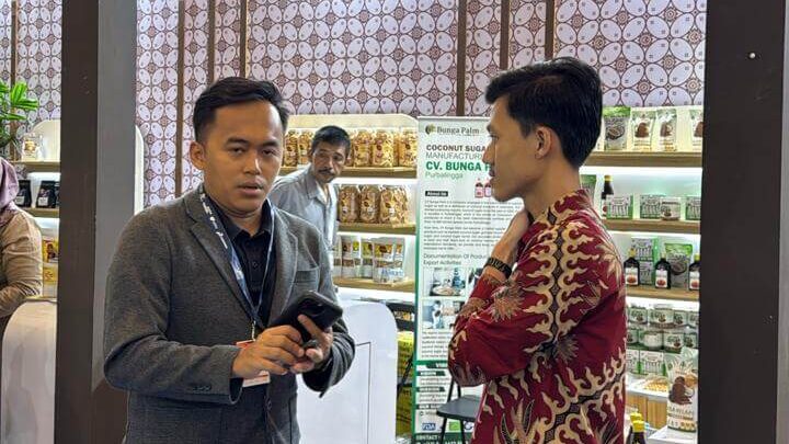 Global Coco sugar at Trade Expo Indonesia with David Web Ekspor