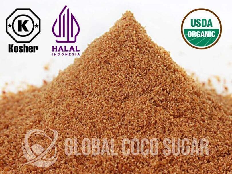 supplier coconut sugar kosher, supplier coconut sugar halal, supplier coconut sugar organic, unrefined coconut sugar