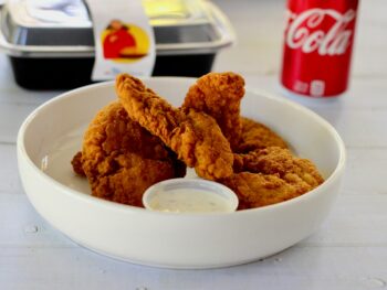 Photo by logan jeffrey Desiccated coconut, chicken, nuggets, food