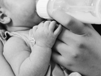 coconut milk, baby, milk, mom
